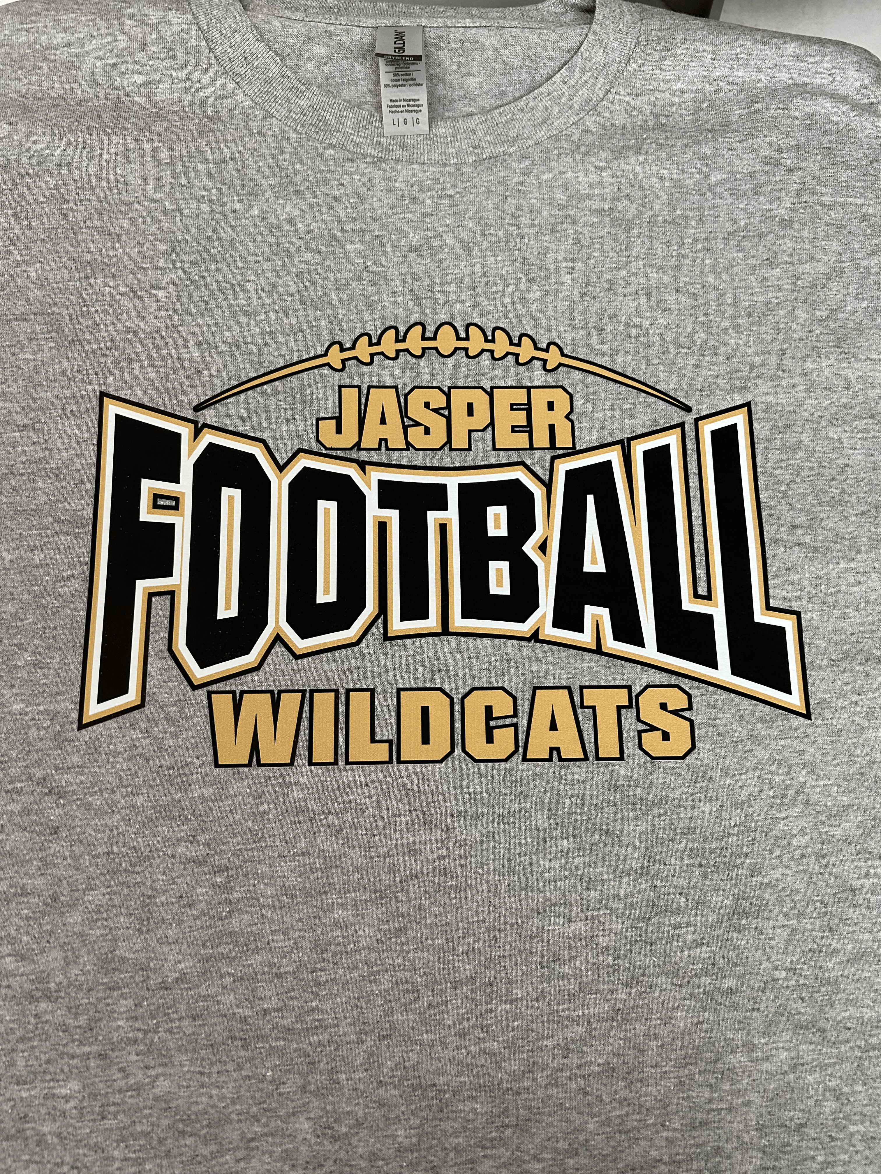 Screen printing finished apparel